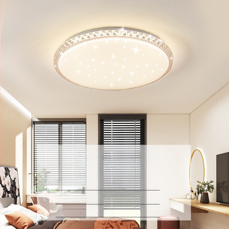 Απομίμηση κρυστάλλου, νέο φωτιστικό σαλονιού, φωτιστικό οροφής LED, φωτιστικά κύριας κρεβατοκάμαρας, μοντέρνο, απλό, ατμοσφαιρικό φως, πολυτελές κύριο φωτιστικό χολ