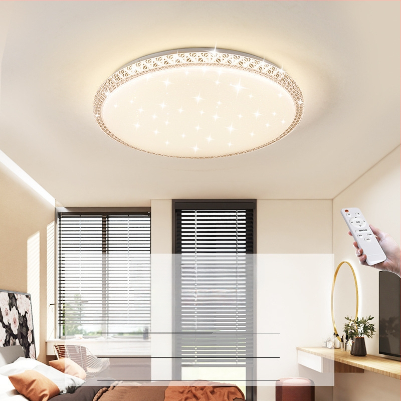 Απομίμηση κρυστάλλου, νέο φωτιστικό σαλονιού, φωτιστικό οροφής LED, φωτιστικά κύριας κρεβατοκάμαρας, μοντέρνο, απλό, ατμοσφαιρικό φως, πολυτελές κύριο φωτιστικό χολ