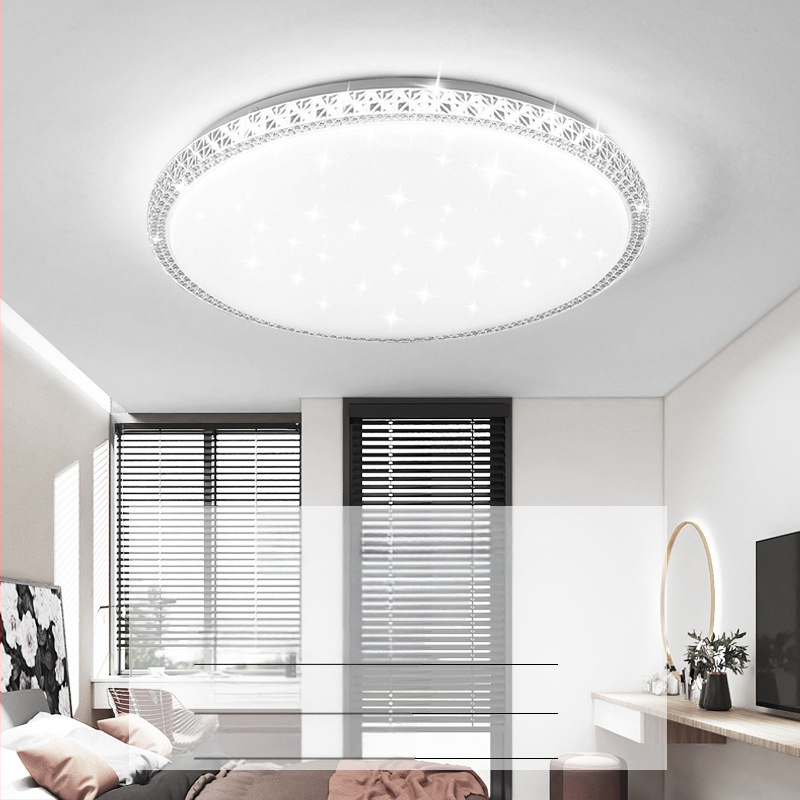 Απομίμηση κρυστάλλου, νέο φωτιστικό σαλονιού, φωτιστικό οροφής LED, φωτιστικά κύριας κρεβατοκάμαρας, μοντέρνο, απλό, ατμοσφαιρικό φως, πολυτελές κύριο φωτιστικό χολ