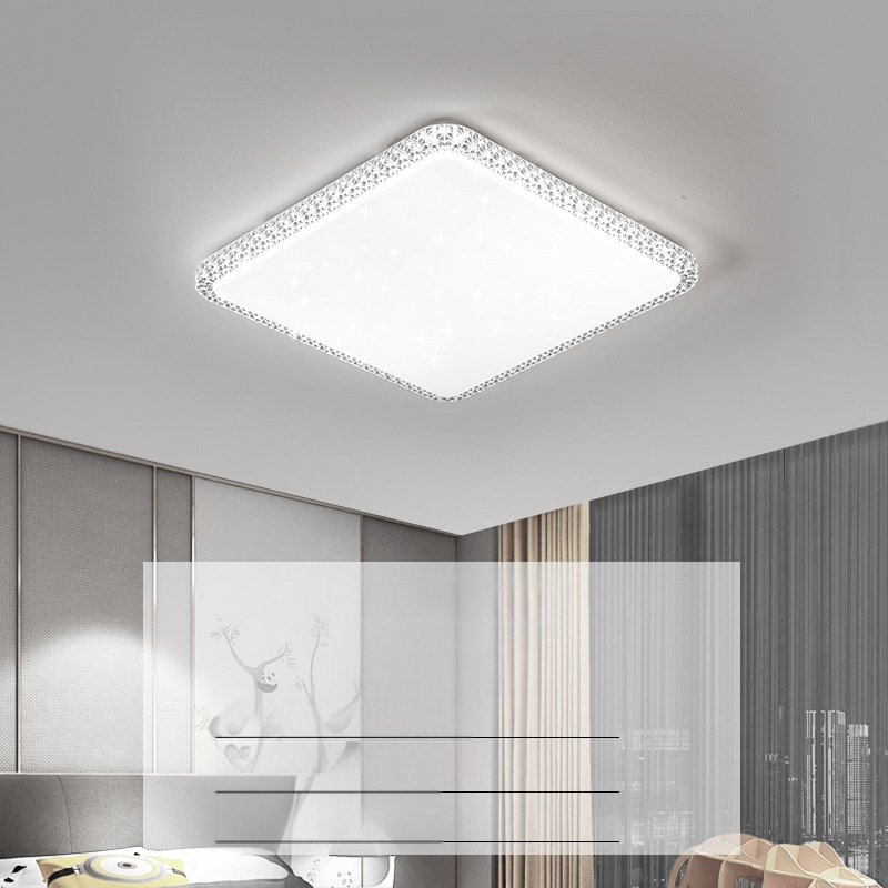 Απομίμηση κρυστάλλου, νέο φωτιστικό σαλονιού, φωτιστικό οροφής LED, φωτιστικά κύριας κρεβατοκάμαρας, μοντέρνο, απλό, ατμοσφαιρικό φως, πολυτελές κύριο φωτιστικό χολ