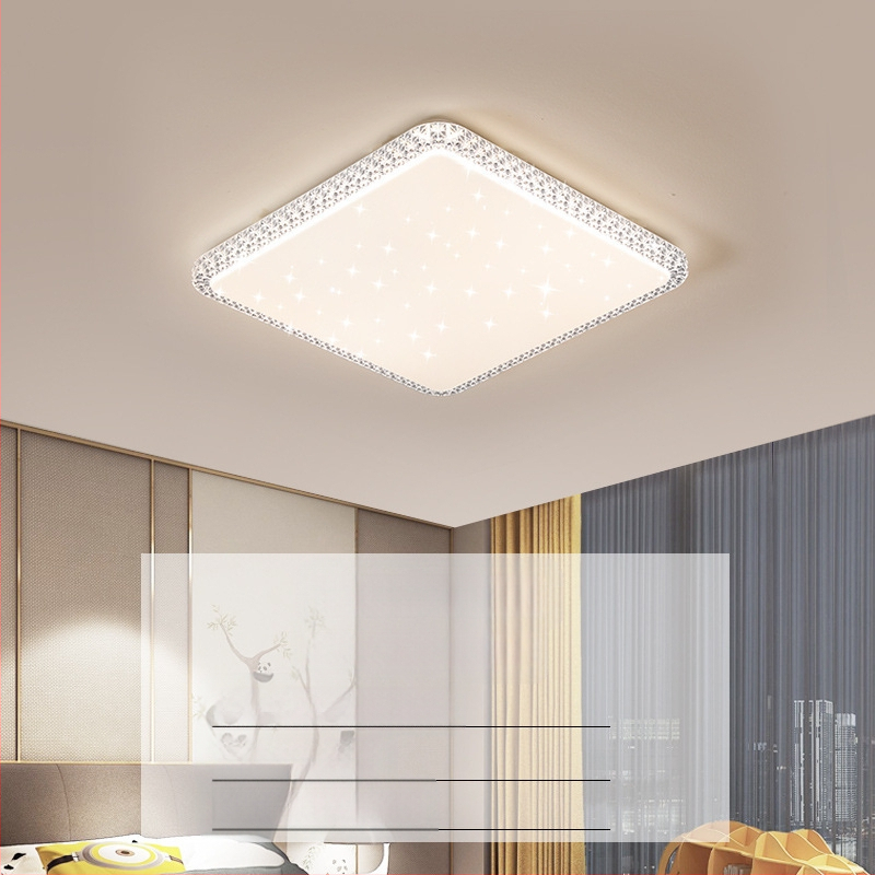 Απομίμηση κρυστάλλου, νέο φωτιστικό σαλονιού, φωτιστικό οροφής LED, φωτιστικά κύριας κρεβατοκάμαρας, μοντέρνο, απλό, ατμοσφαιρικό φως, πολυτελές κύριο φωτιστικό χολ