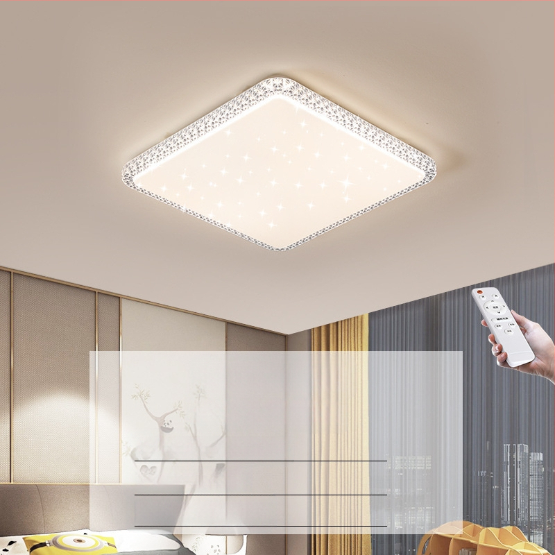 Απομίμηση κρυστάλλου, νέο φωτιστικό σαλονιού, φωτιστικό οροφής LED, φωτιστικά κύριας κρεβατοκάμαρας, μοντέρνο, απλό, ατμοσφαιρικό φως, πολυτελές κύριο φωτιστικό χολ