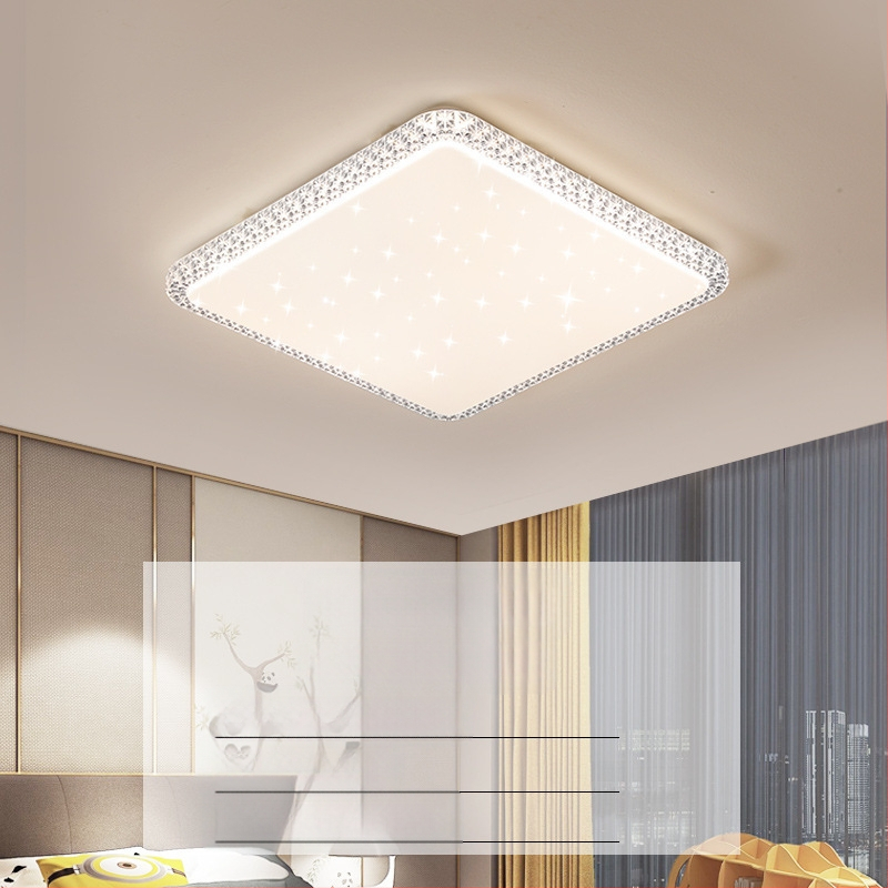 Απομίμηση κρυστάλλου, νέο φωτιστικό σαλονιού, φωτιστικό οροφής LED, φωτιστικά κύριας κρεβατοκάμαρας, μοντέρνο, απλό, ατμοσφαιρικό φως, πολυτελές κύριο φωτιστικό χολ