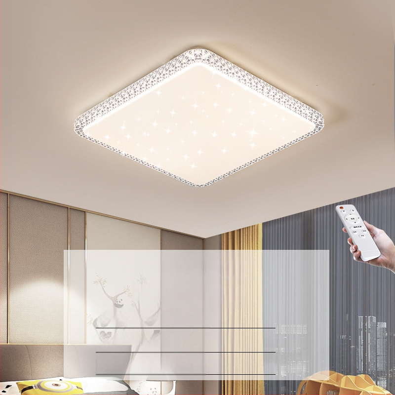 Απομίμηση κρυστάλλου, νέο φωτιστικό σαλονιού, φωτιστικό οροφής LED, φωτιστικά κύριας κρεβατοκάμαρας, μοντέρνο, απλό, ατμοσφαιρικό φως, πολυτελές κύριο φωτιστικό χολ