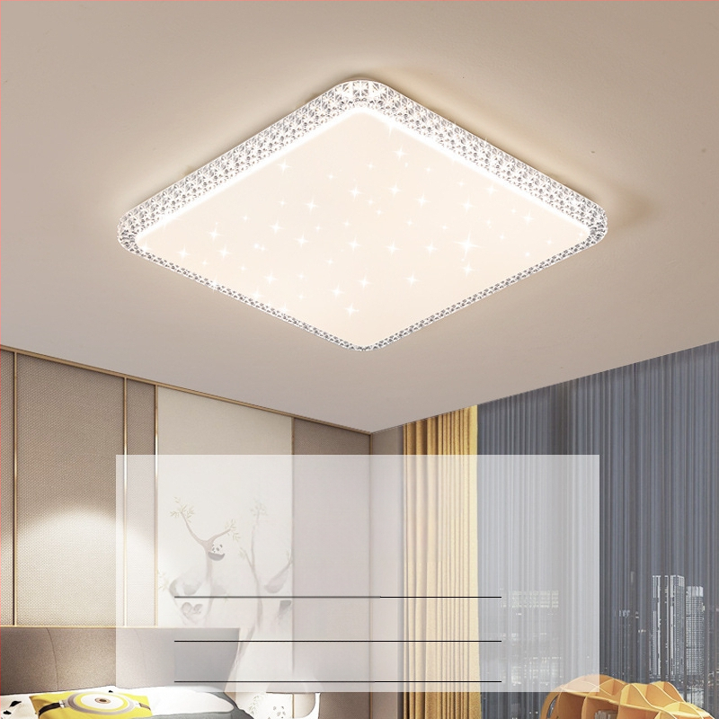 Απομίμηση κρυστάλλου, νέο φωτιστικό σαλονιού, φωτιστικό οροφής LED, φωτιστικά κύριας κρεβατοκάμαρας, μοντέρνο, απλό, ατμοσφαιρικό φως, πολυτελές κύριο φωτιστικό χολ