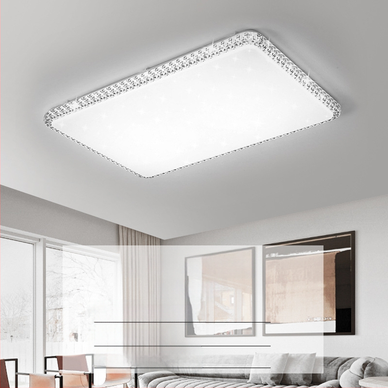 Απομίμηση κρυστάλλου, νέο φωτιστικό σαλονιού, φωτιστικό οροφής LED, φωτιστικά κύριας κρεβατοκάμαρας, μοντέρνο, απλό, ατμοσφαιρικό φως, πολυτελές κύριο φωτιστικό χολ