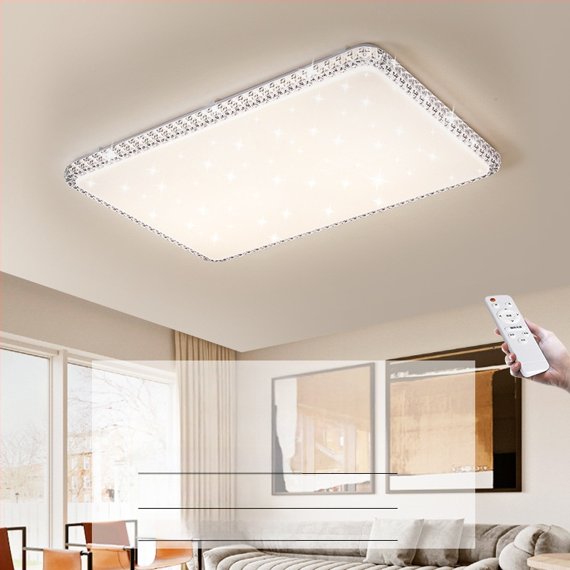 Απομίμηση κρυστάλλου, νέο φωτιστικό σαλονιού, φωτιστικό οροφής LED, φωτιστικά κύριας κρεβατοκάμαρας, μοντέρνο, απλό, ατμοσφαιρικό φως, πολυτελές κύριο φωτιστικό χολ