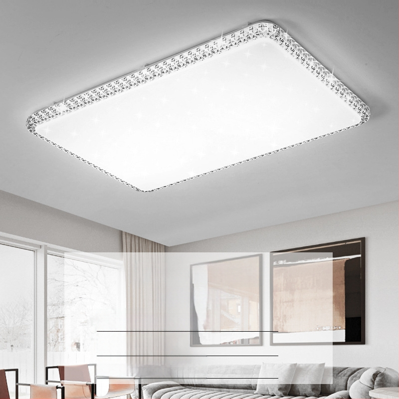 Απομίμηση κρυστάλλου, νέο φωτιστικό σαλονιού, φωτιστικό οροφής LED, φωτιστικά κύριας κρεβατοκάμαρας, μοντέρνο, απλό, ατμοσφαιρικό φως, πολυτελές κύριο φωτιστικό χολ