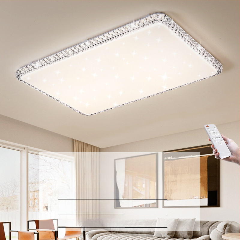 Απομίμηση κρυστάλλου, νέο φωτιστικό σαλονιού, φωτιστικό οροφής LED, φωτιστικά κύριας κρεβατοκάμαρας, μοντέρνο, απλό, ατμοσφαιρικό φως, πολυτελές κύριο φωτιστικό χολ