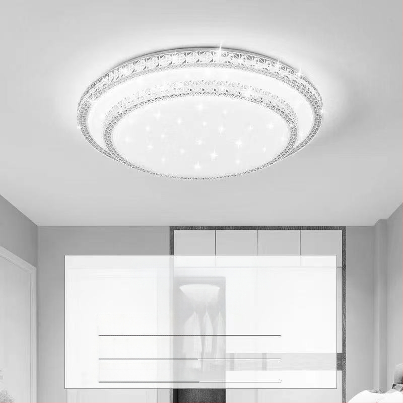 Απομίμηση κρυστάλλου, νέο φωτιστικό σαλονιού, φωτιστικό οροφής LED, φωτιστικά κύριας κρεβατοκάμαρας, μοντέρνο, απλό, ατμοσφαιρικό φως, πολυτελές κύριο φωτιστικό χολ