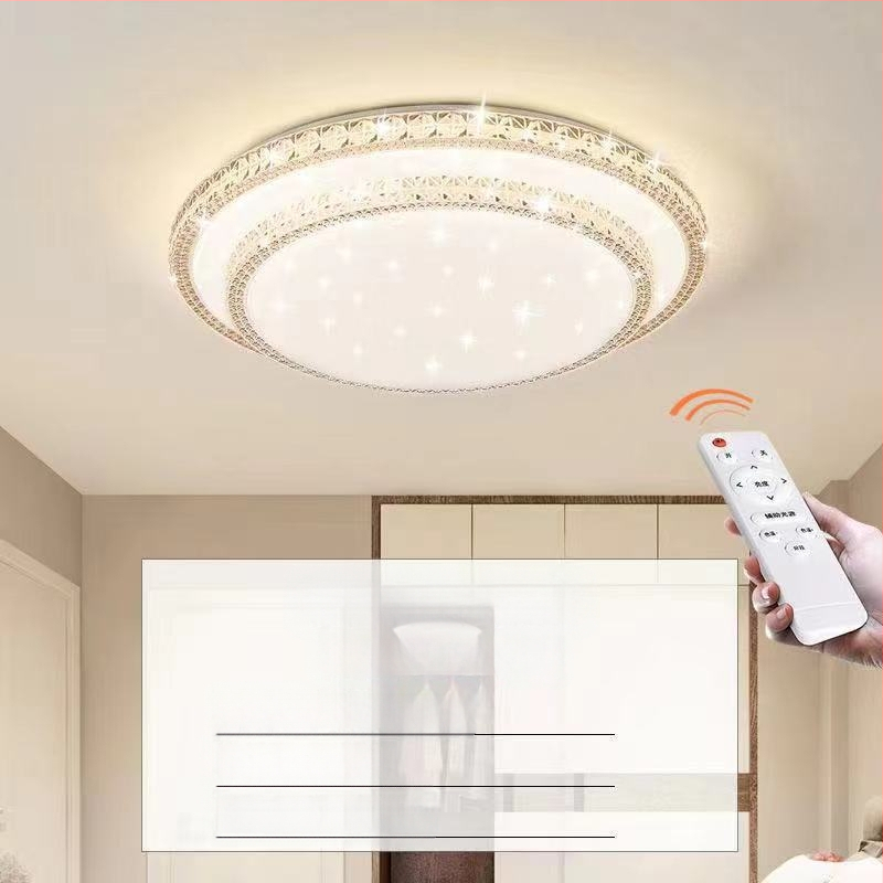 Απομίμηση κρυστάλλου, νέο φωτιστικό σαλονιού, φωτιστικό οροφής LED, φωτιστικά κύριας κρεβατοκάμαρας, μοντέρνο, απλό, ατμοσφαιρικό φως, πολυτελές κύριο φωτιστικό χολ