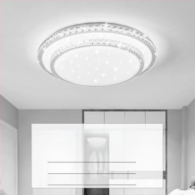 Απομίμηση κρυστάλλου, νέο φωτιστικό σαλονιού, φωτιστικό οροφής LED, φωτιστικά κύριας κρεβατοκάμαρας, μοντέρνο, απλό, ατμοσφαιρικό φως, πολυτελές κύριο φωτιστικό χολ