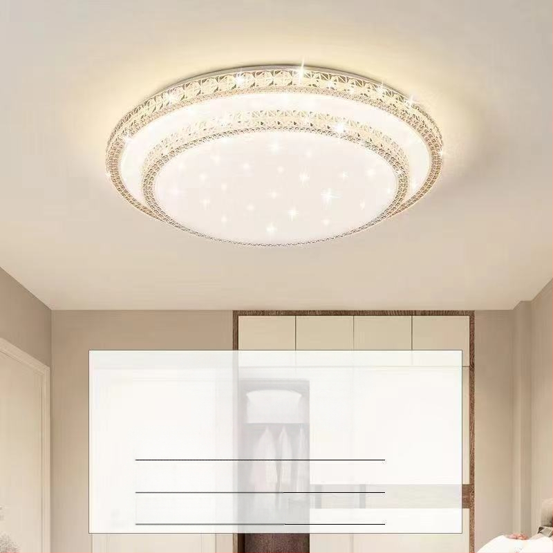 Απομίμηση κρυστάλλου, νέο φωτιστικό σαλονιού, φωτιστικό οροφής LED, φωτιστικά κύριας κρεβατοκάμαρας, μοντέρνο, απλό, ατμοσφαιρικό φως, πολυτελές κύριο φωτιστικό χολ