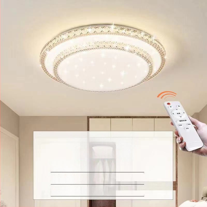 Απομίμηση κρυστάλλου, νέο φωτιστικό σαλονιού, φωτιστικό οροφής LED, φωτιστικά κύριας κρεβατοκάμαρας, μοντέρνο, απλό, ατμοσφαιρικό φως, πολυτελές κύριο φωτιστικό χολ