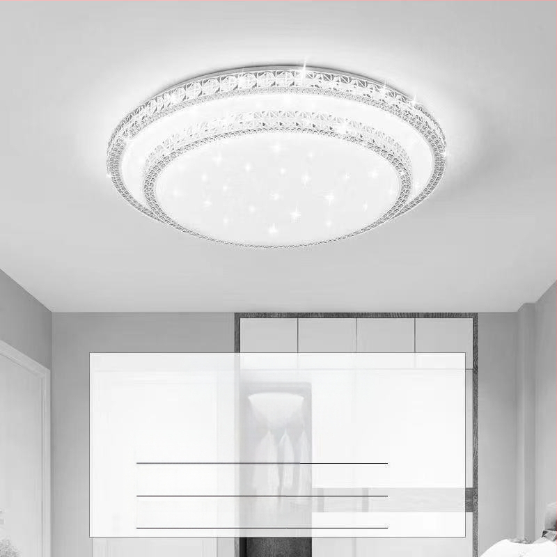 Απομίμηση κρυστάλλου, νέο φωτιστικό σαλονιού, φωτιστικό οροφής LED, φωτιστικά κύριας κρεβατοκάμαρας, μοντέρνο, απλό, ατμοσφαιρικό φως, πολυτελές κύριο φωτιστικό χολ