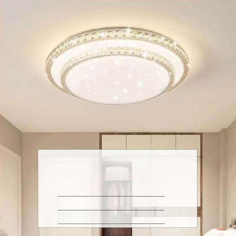 Απομίμηση κρυστάλλου, νέο φωτιστικό σαλονιού, φωτιστικό οροφής LED, φωτιστικά κύριας κρεβατοκάμαρας, μοντέρνο, απλό, ατμοσφαιρικό φως, πολυτελές κύριο φωτιστικό χολ