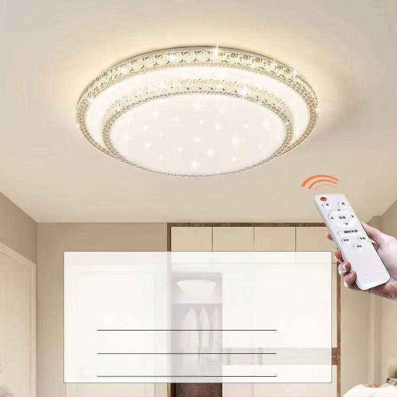 Απομίμηση κρυστάλλου, νέο φωτιστικό σαλονιού, φωτιστικό οροφής LED, φωτιστικά κύριας κρεβατοκάμαρας, μοντέρνο, απλό, ατμοσφαιρικό φως, πολυτελές κύριο φωτιστικό χολ