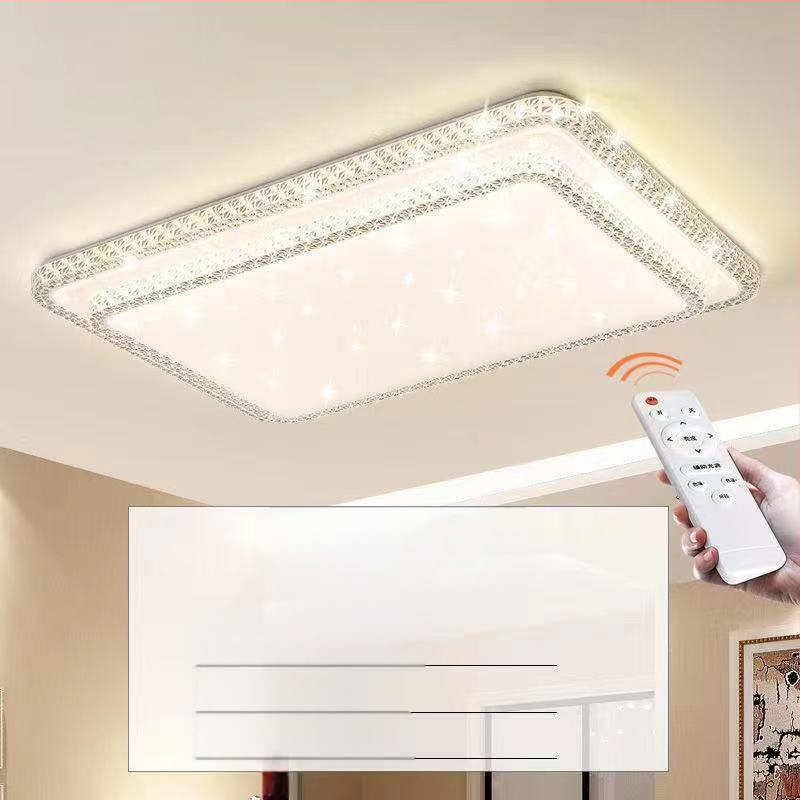 Απομίμηση κρυστάλλου, νέο φωτιστικό σαλονιού, φωτιστικό οροφής LED, φωτιστικά κύριας κρεβατοκάμαρας, μοντέρνο, απλό, ατμοσφαιρικό φως, πολυτελές κύριο φωτιστικό χολ