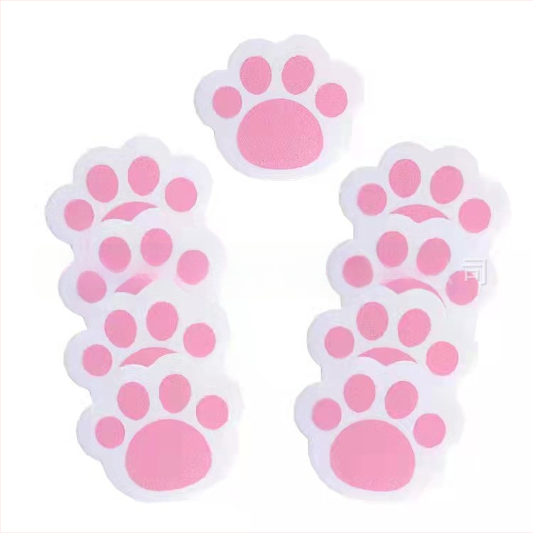 Roosa kassi küünisega peegli käsnklaasist peegliplaatide maagiline pühkimislapp vannitoa kraanikausi puhastuslapiga adsorptsioon