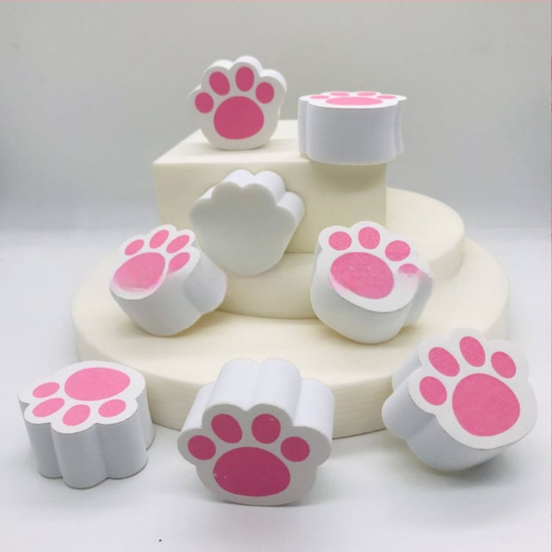 Roosa kassi küünisega peegli käsnklaasist peegliplaatide maagiline pühkimislapp vannitoa kraanikausi puhastuslapiga adsorptsioon