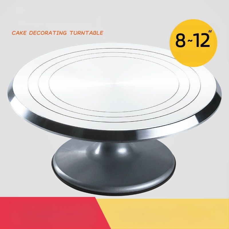 Torto kepimo stalo kepimo įrankių rinkinys, aliuminio lydinio padėklas, besisukantis tepinėlis, buitinis komercinis dekoravimo kepimo stalas