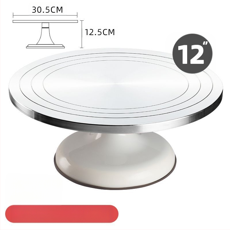 Torto kepimo stalo kepimo įrankių rinkinys, aliuminio lydinio padėklas, besisukantis tepinėlis, buitinis komercinis dekoravimo kepimo stalas