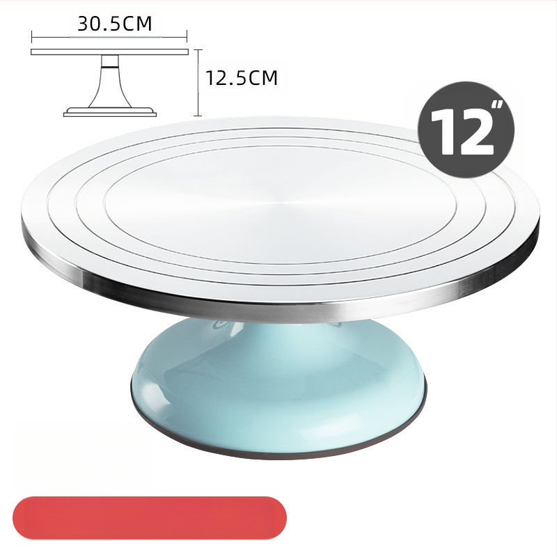 Torto kepimo stalo kepimo įrankių rinkinys, aliuminio lydinio padėklas, besisukantis tepinėlis, buitinis komercinis dekoravimo kepimo stalas