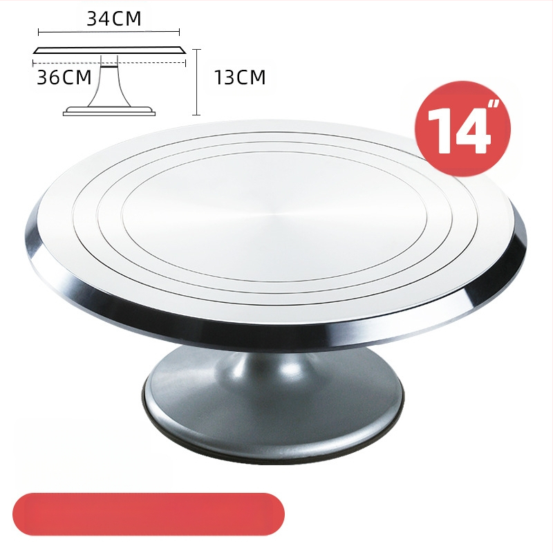 Torto kepimo stalo kepimo įrankių rinkinys, aliuminio lydinio padėklas, besisukantis tepinėlis, buitinis komercinis dekoravimo kepimo stalas