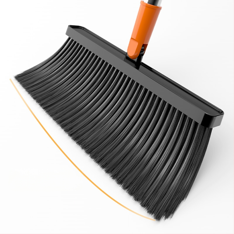 Užsienio prekybos praplatintas ir pastorintas sulankstomas šluotos ir šiukšliadėžės rinkinys valymui, kuris nesurenka plaukų, sulankstoma šluota