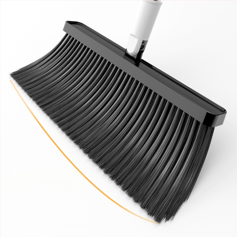 Užsienio prekybos praplatintas ir pastorintas sulankstomas šluotos ir šiukšliadėžės rinkinys valymui, kuris nesurenka plaukų, sulankstoma šluota