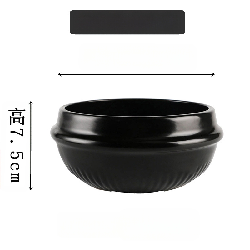 Kodumajapidamises kasutatav gaasipliit Korea stiilis kivipott Bibimbapi jaoks spetsiaalne kivipott kõrge temperatuuriga vastupidav keraamiline toiduvalmistamise suur kastme-supikauss vormiroog riisinuudlite komplekt