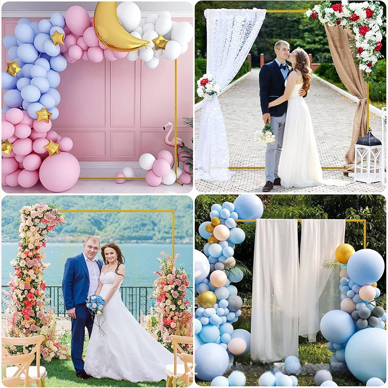 Vestuvių arkos vejos vestuvių stendas kaltinės geležies arkos šaltinio gamintojas balioninės arkos rėmas užsienio prekyba