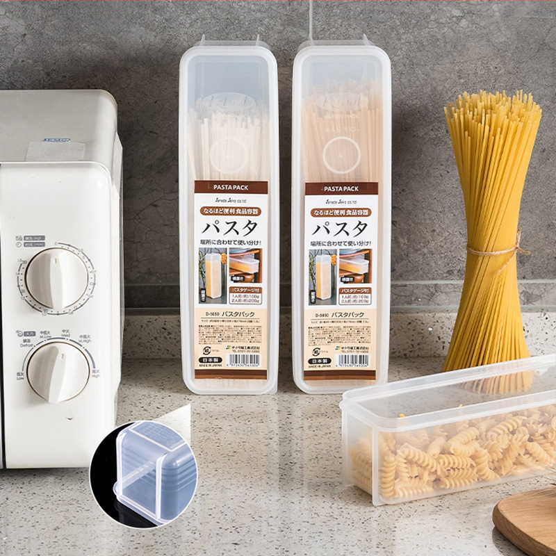 Japānas importēto nūdeļu uzglabāšanas kaste, spageti svaigas uzglabāšanas kaste, virtuves nūdeļu kaste, ledusskapja apdares artefakts