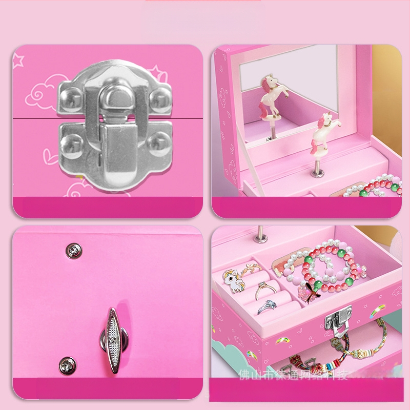 Vienaragio muzikinė dėžutė, išskirtinė papuošalų laikymo dėžutė, tarpvalstybinė, karštai parduodama muzikinė dėžutė, vaikų dovanų stalčių dėžutė, yra sandėlyje