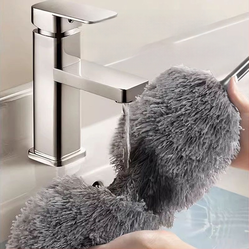 Dulkių šalinimas plunksnų šluostė dulkių šlavimo lazerinė dulkės elektrostatinis teleskopinis buitinis voratinklio lubų valymo artefaktas