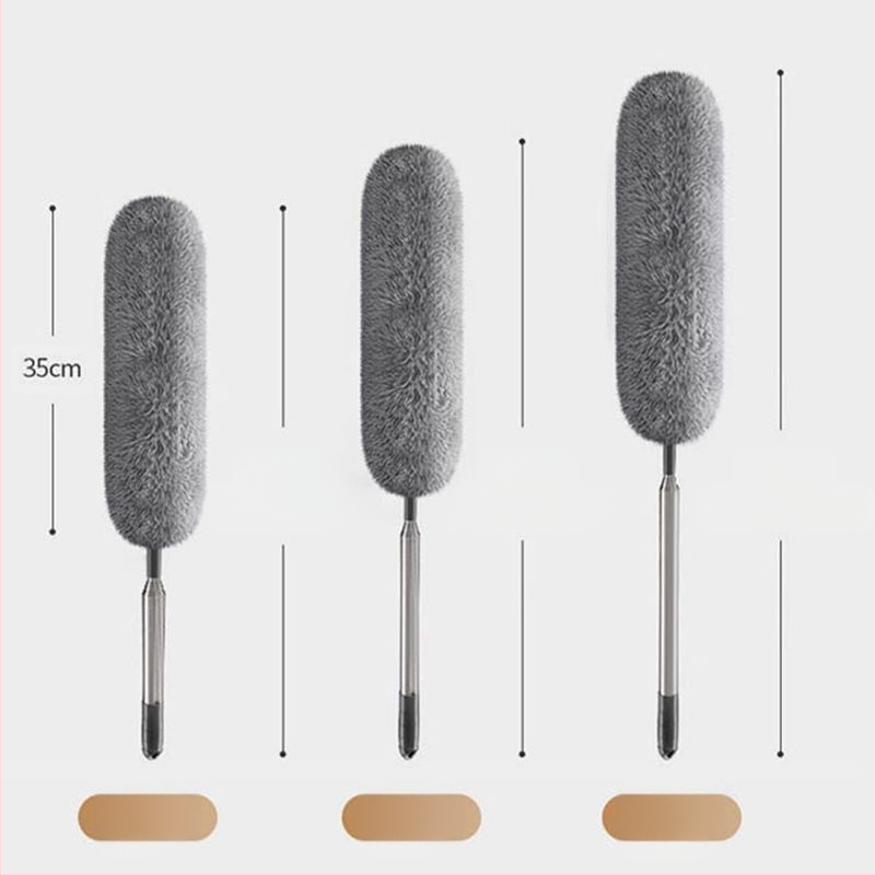 Dulkių šalinimas plunksnų šluostė dulkių šlavimo lazerinė dulkės elektrostatinis teleskopinis buitinis voratinklio lubų valymo artefaktas