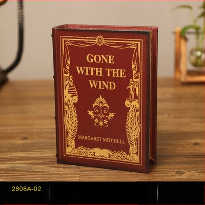 Vintage βιβλίο βιβλίο ψεύτικο βιβλίο αποθήκευση ταμείο μικρά στολίδια φως πολυτελή βιβλιοθήκη βιβλιοθήκη διακοσμήσεις βιβλίων