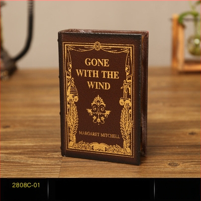 Vintage βιβλίο βιβλίο ψεύτικο βιβλίο αποθήκευση ταμείο μικρά στολίδια φως πολυτελή βιβλιοθήκη βιβλιοθήκη διακοσμήσεις βιβλίων