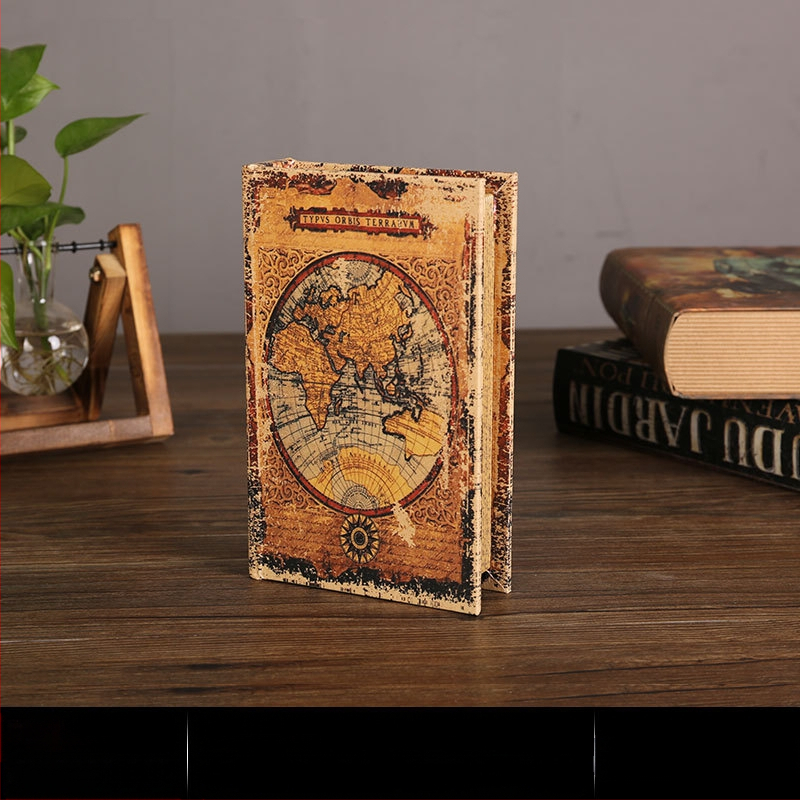 Vintage βιβλίο βιβλίο ψεύτικο βιβλίο αποθήκευση ταμείο μικρά στολίδια φως πολυτελή βιβλιοθήκη βιβλιοθήκη διακοσμήσεις βιβλίων