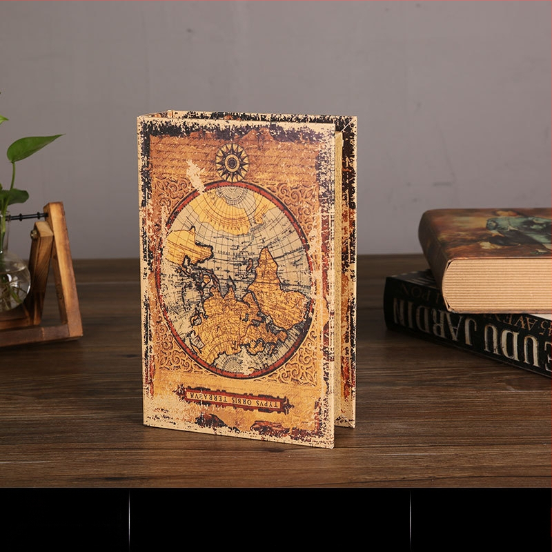 Vintage βιβλίο βιβλίο ψεύτικο βιβλίο αποθήκευση ταμείο μικρά στολίδια φως πολυτελή βιβλιοθήκη βιβλιοθήκη διακοσμήσεις βιβλίων