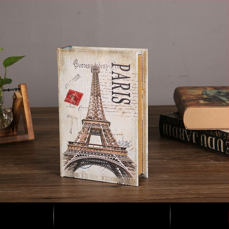 Vintage βιβλίο βιβλίο ψεύτικο βιβλίο αποθήκευση ταμείο μικρά στολίδια φως πολυτελή βιβλιοθήκη βιβλιοθήκη διακοσμήσεις βιβλίων