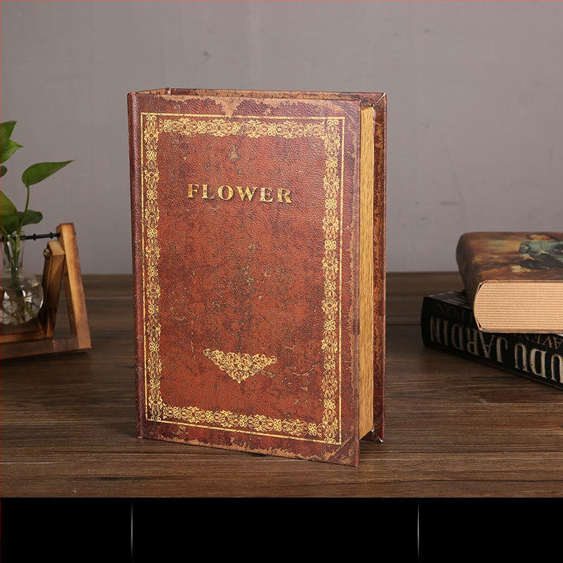 Vintage βιβλίο βιβλίο ψεύτικο βιβλίο αποθήκευση ταμείο μικρά στολίδια φως πολυτελή βιβλιοθήκη βιβλιοθήκη διακοσμήσεις βιβλίων