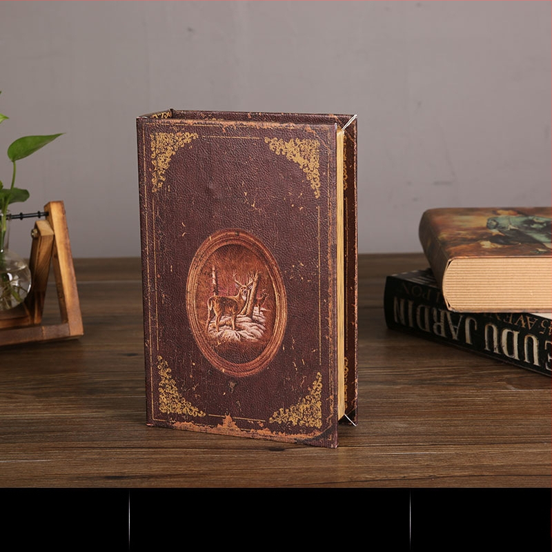 Vintage βιβλίο βιβλίο ψεύτικο βιβλίο αποθήκευση ταμείο μικρά στολίδια φως πολυτελή βιβλιοθήκη βιβλιοθήκη διακοσμήσεις βιβλίων