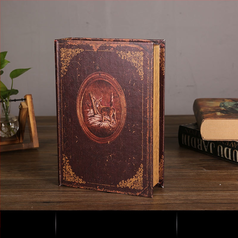 Vintage βιβλίο βιβλίο ψεύτικο βιβλίο αποθήκευση ταμείο μικρά στολίδια φως πολυτελή βιβλιοθήκη βιβλιοθήκη διακοσμήσεις βιβλίων