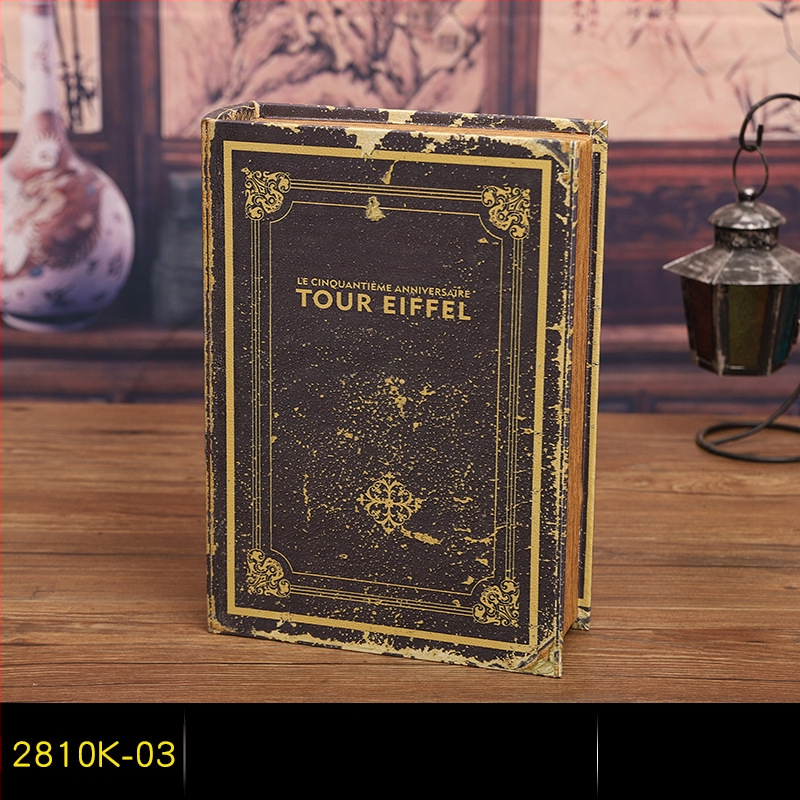 Vintage βιβλίο βιβλίο ψεύτικο βιβλίο αποθήκευση ταμείο μικρά στολίδια φως πολυτελή βιβλιοθήκη βιβλιοθήκη διακοσμήσεις βιβλίων