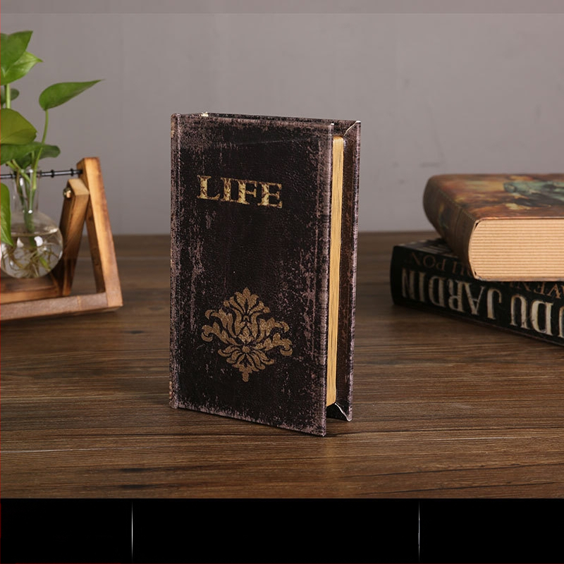 Vintage βιβλίο βιβλίο ψεύτικο βιβλίο αποθήκευση ταμείο μικρά στολίδια φως πολυτελή βιβλιοθήκη βιβλιοθήκη διακοσμήσεις βιβλίων