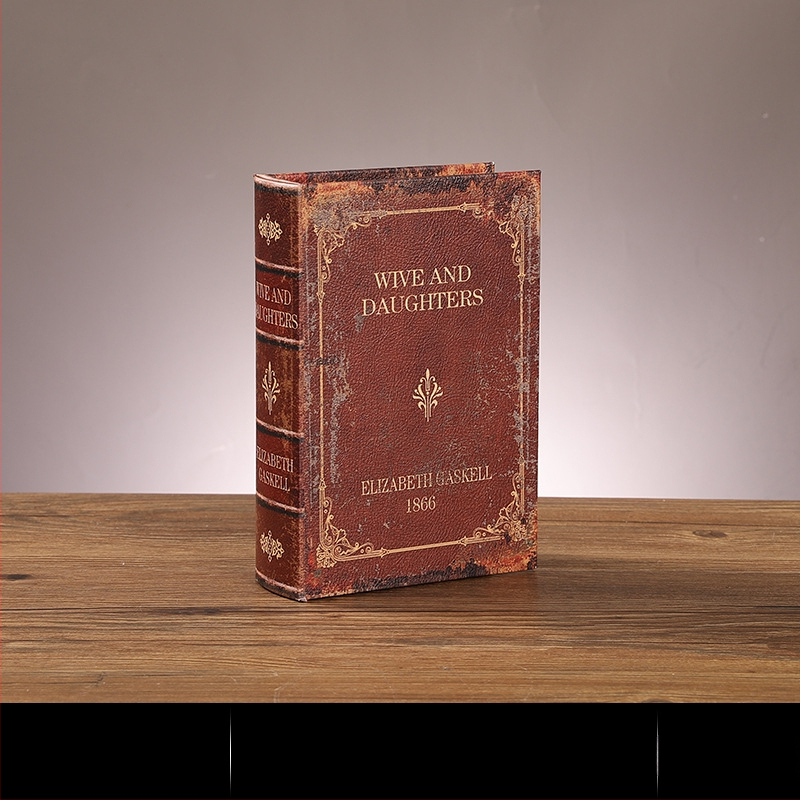 Vintage βιβλίο βιβλίο ψεύτικο βιβλίο αποθήκευση ταμείο μικρά στολίδια φως πολυτελή βιβλιοθήκη βιβλιοθήκη διακοσμήσεις βιβλίων