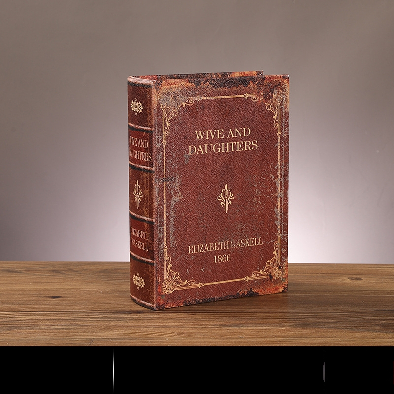 Vintage βιβλίο βιβλίο ψεύτικο βιβλίο αποθήκευση ταμείο μικρά στολίδια φως πολυτελή βιβλιοθήκη βιβλιοθήκη διακοσμήσεις βιβλίων