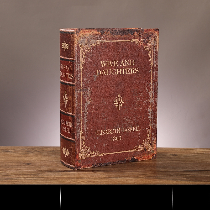 Vintage βιβλίο βιβλίο ψεύτικο βιβλίο αποθήκευση ταμείο μικρά στολίδια φως πολυτελή βιβλιοθήκη βιβλιοθήκη διακοσμήσεις βιβλίων