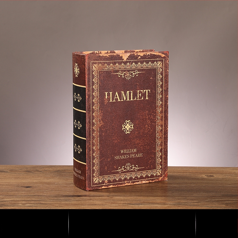 Vintage βιβλίο βιβλίο ψεύτικο βιβλίο αποθήκευση ταμείο μικρά στολίδια φως πολυτελή βιβλιοθήκη βιβλιοθήκη διακοσμήσεις βιβλίων